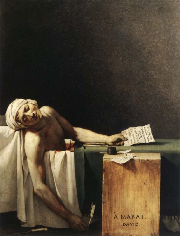 Jacques-Louis David Marat Assassinated in His Bath Sweden oil painting art